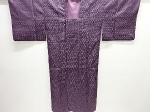 幾何学模様織り出し雨コート